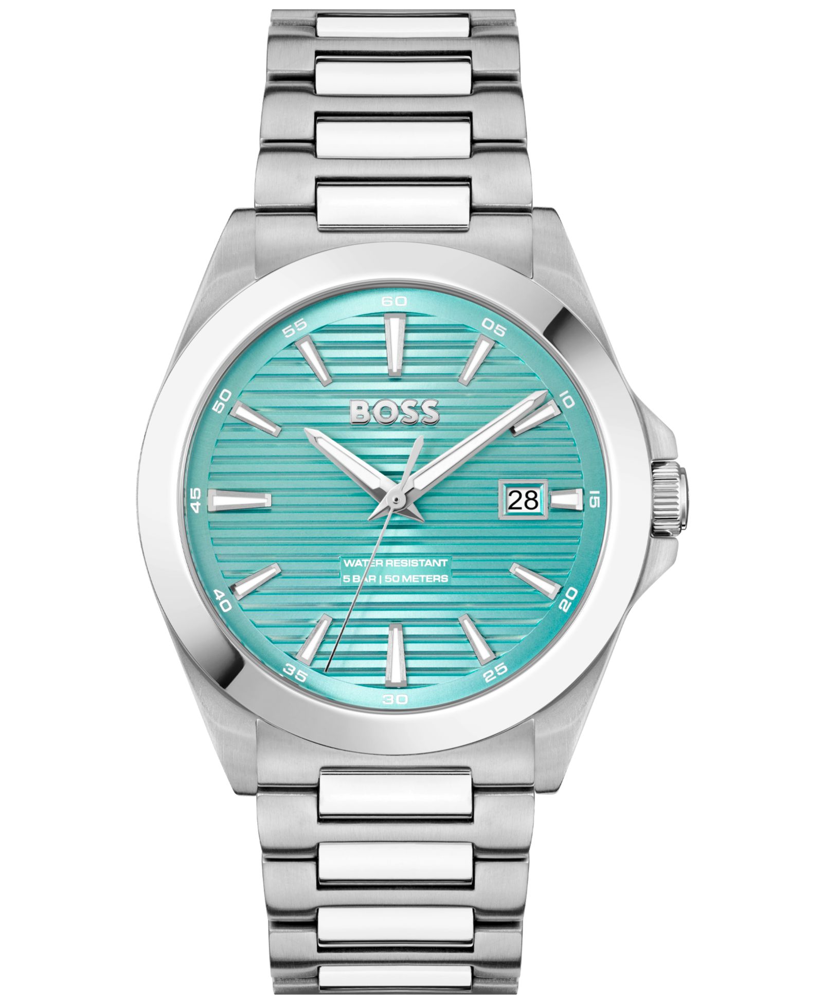 Hugo Boss Мужские часы Strike Quartz Basic Calendar Stainless Steel 41mm