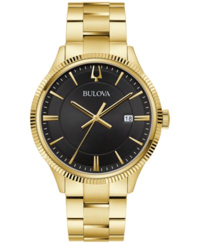 Мужские часы Bulova Gold-Tone Stainless Steel Bracelet, 42mm
