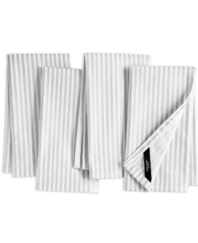 Kate Spade New York Hand Painted Shirting Stripe Napkin 20" x 20", Set of 4