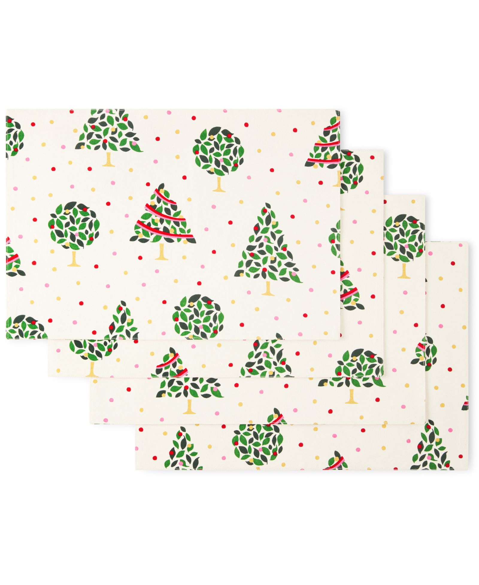 Подставка для сервировки Kate Spade New York Holiday Confetti 13" x 19", 4 шт.