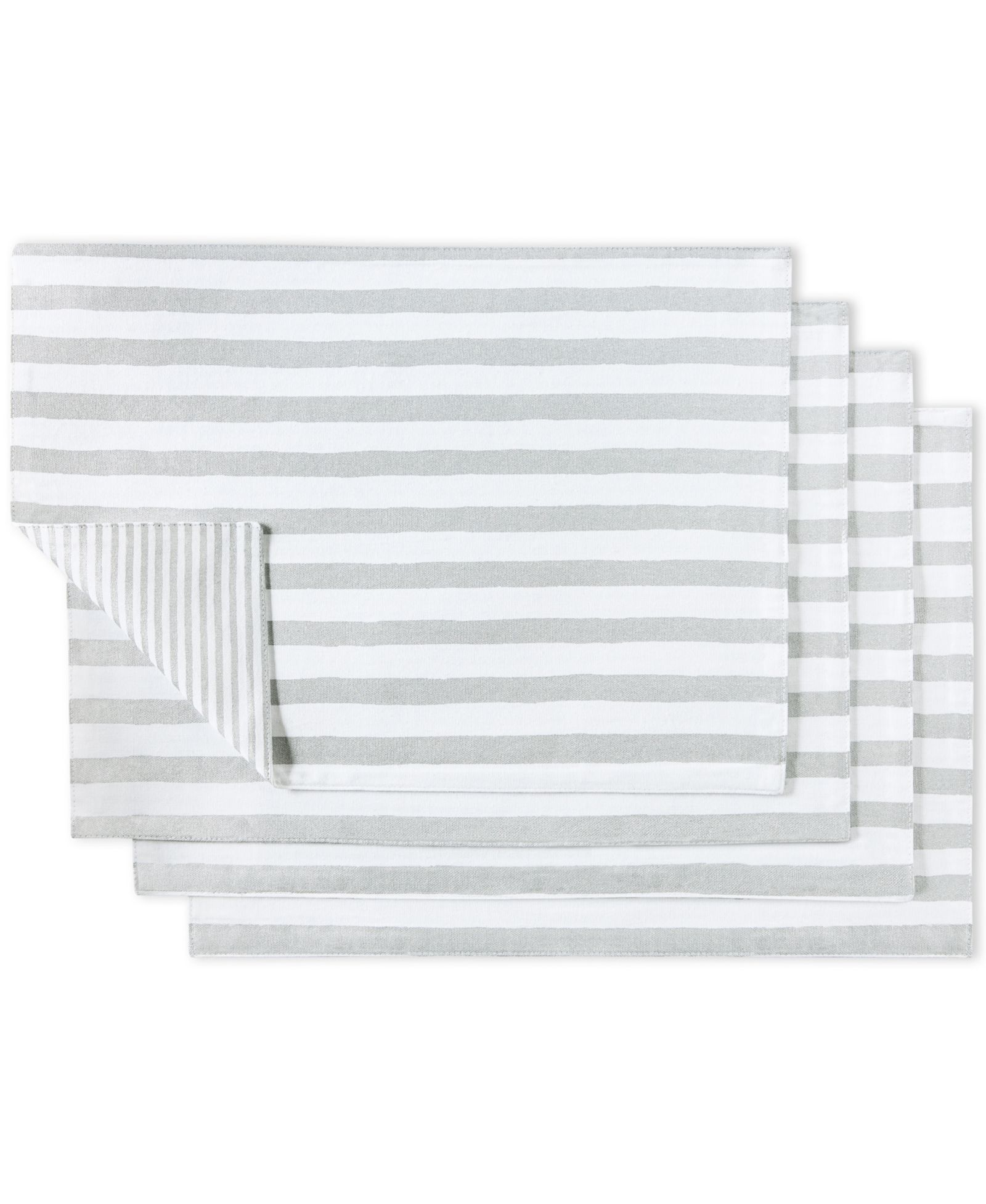 Kate Spade New York Hand Painted Shirting Stripe Placemat 13" x 19", Set of 4
