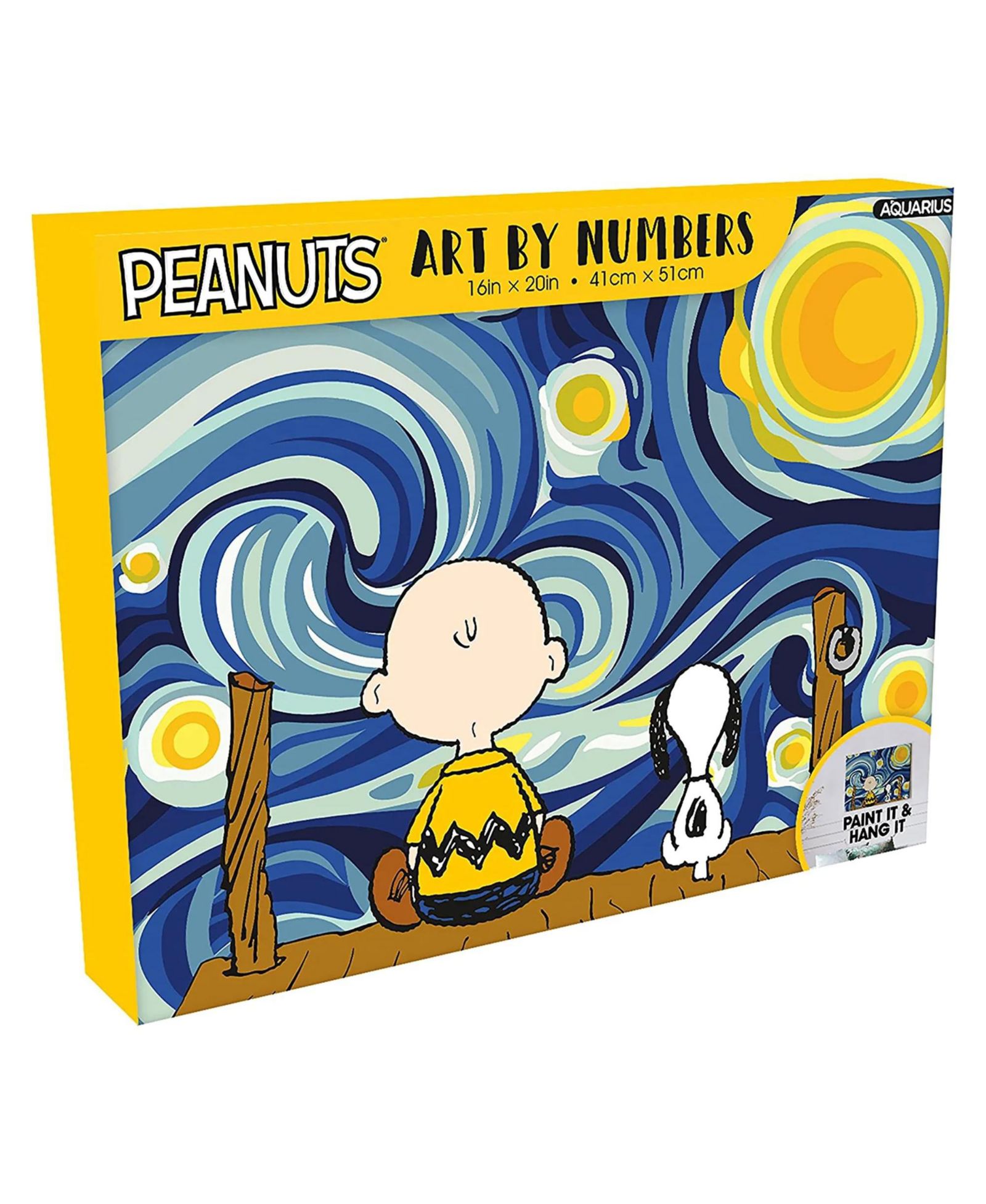 Набор для творчества Peanuts Starry Night Art By Numbers