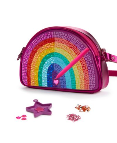 Geoffrey's Toy Box DIY Rainbow Bling Purse Diamond Painting Kit, Created for Macy's