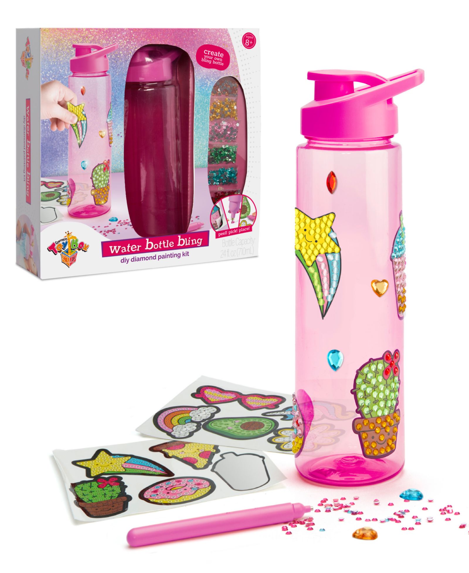 Geoffrey's Toy Box набор для алмазной мозаики Water Bottle Bling DIY