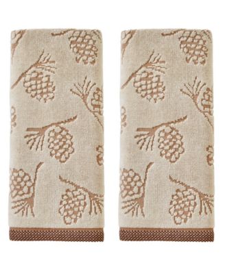 Полотенце для рук SKL Home Pinecone Jacquard Cotton 16" x 25"