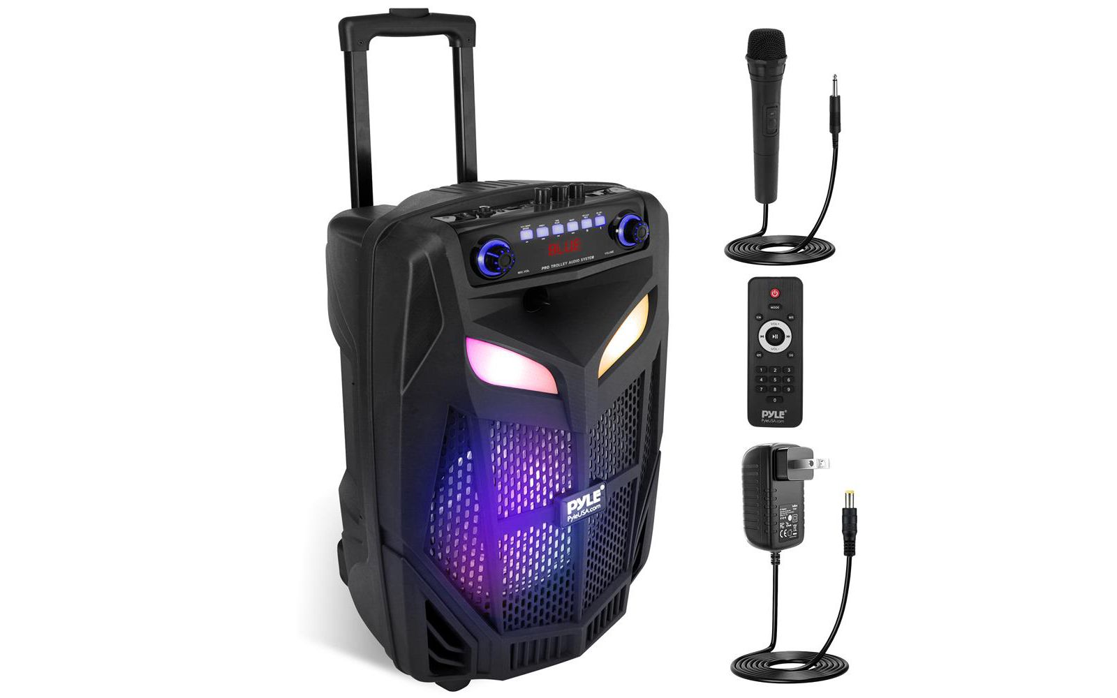 Pyle PWMA1299A Wireless Portable Karaoke-Pa Speaker