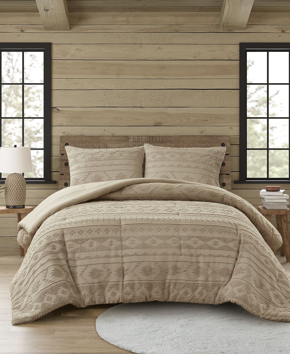 Woolrich Breckenridge Chenille Oversized 3-PC. Comforter Set, Full/Queen