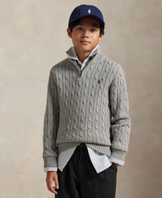 Polo Ralph Lauren Детский хлопковый свитер с молнией