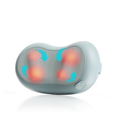 Массажная подушка Shiatsu с подогревом для спины, шеи и поясницы, USB