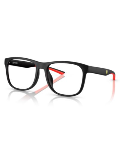 Scuderia Ferrari Unisex Square Plastic FZ8014D Eyeglasses