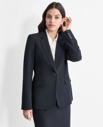 DKNY Women’s Single-Button-Front Long-Sleeve Blazer