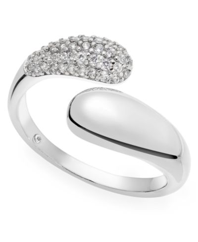 And Now This Cubic Zirconia Bypass Ring