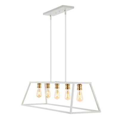 Floyd Adjustable Iron Farmhouse Vintage-like LED Dimmable Pendant