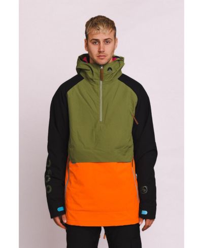 Куртка OOSC Men's Snow Park Overhead - Orange & Khaki