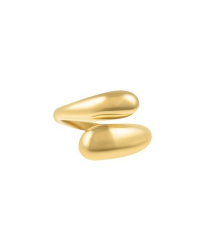 Кольцо ADORNIA Gold Tarnish Resistant Overlapping Chunky Bands