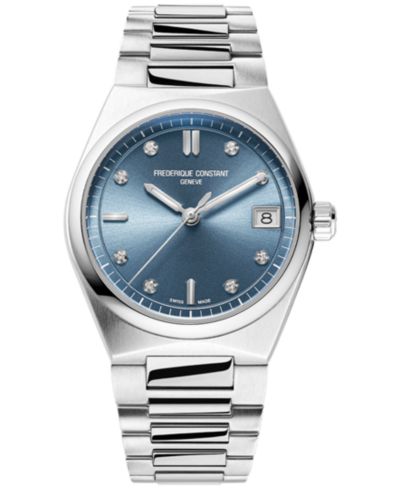 Frederique Constant Женские часы Swiss Highlife Diamond (0.04 ct. t.w.) Stainless Steel 31mm FC-240LND2NH26B