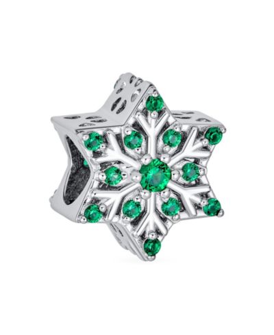 Браслет Bling Jewelry с кристаллами и снежинками из стерлингового серебра для Frozen