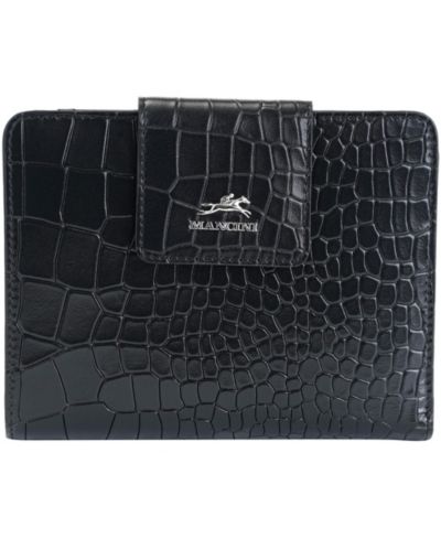 Женский клатч Mancini Croco2 RFID Secure