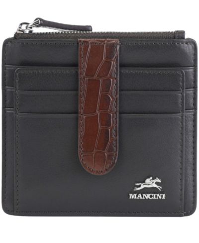 Женский кошелек-чехол Mancini Croco2 RFID Secure Card Case