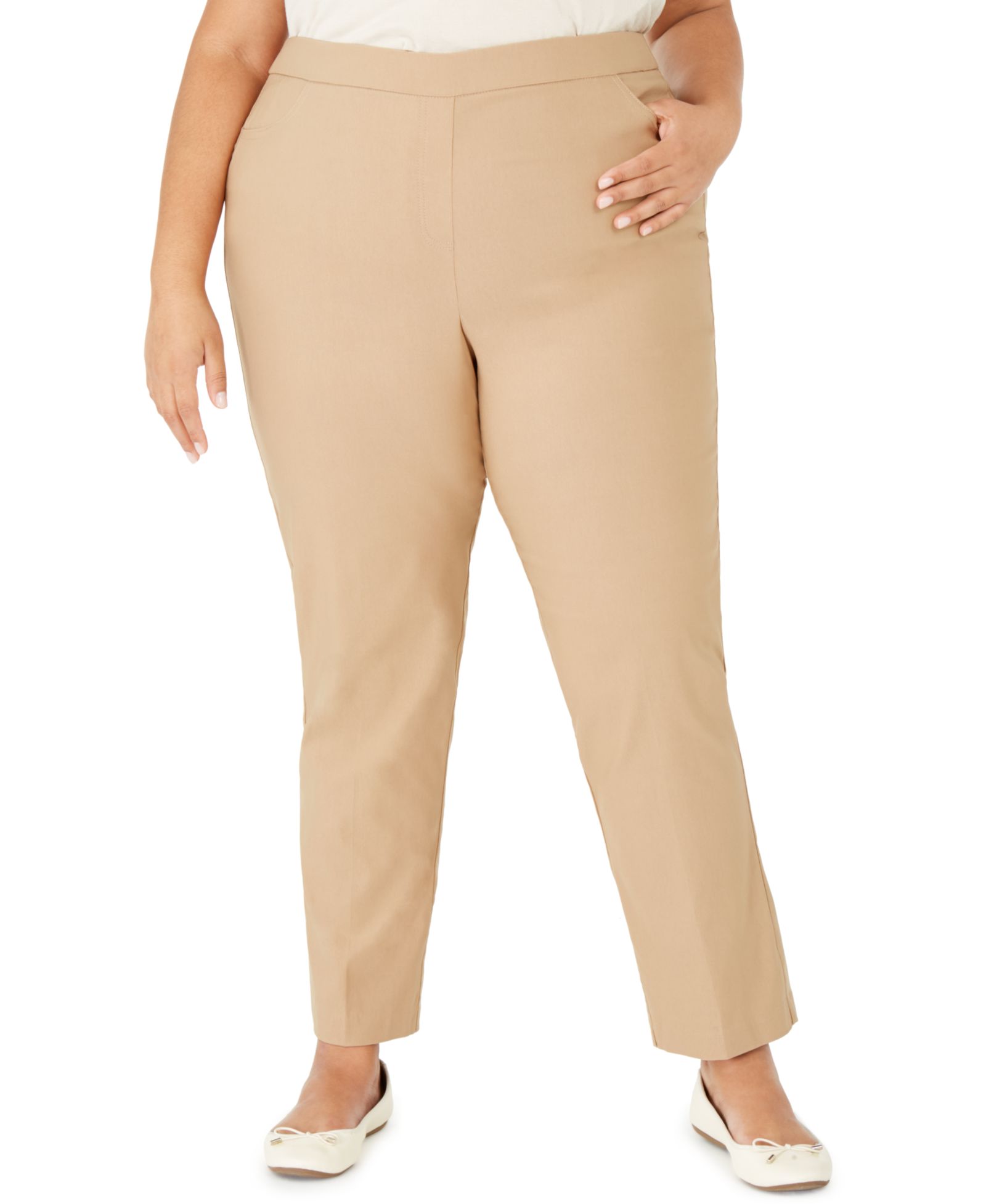 Брюки Alfred Dunner Plus Size Classic Allure Tummy Control Pull-On