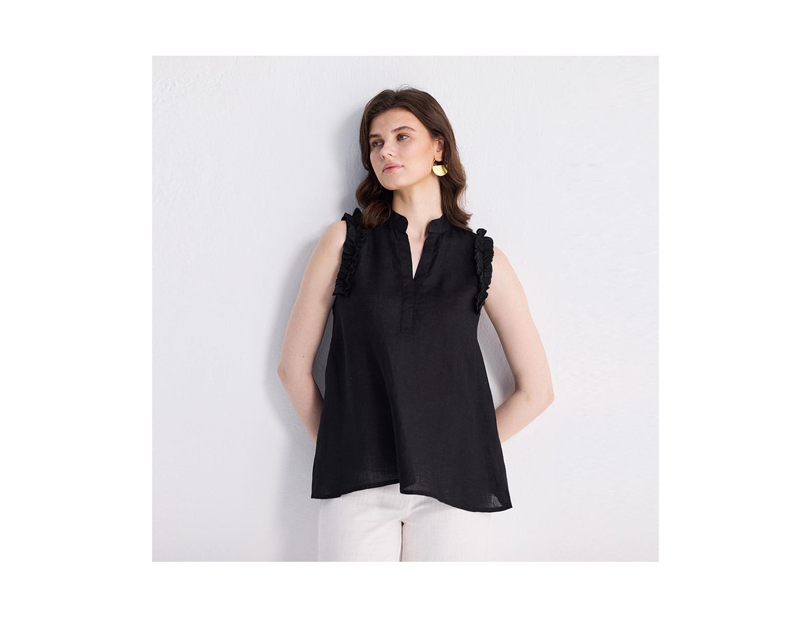 Reistor Women's Sleeveless Hemp Top