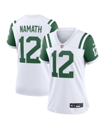 Джерси Nike Women's Joe Namath White New York Jets Classic Alternate Retired Player Game