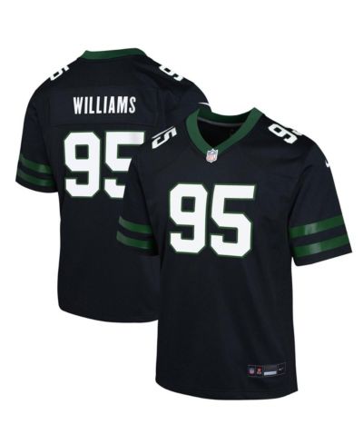 Игровая джерси Nike Quinnen Williams Legacy Black New York Jets для мальчиков и девочек