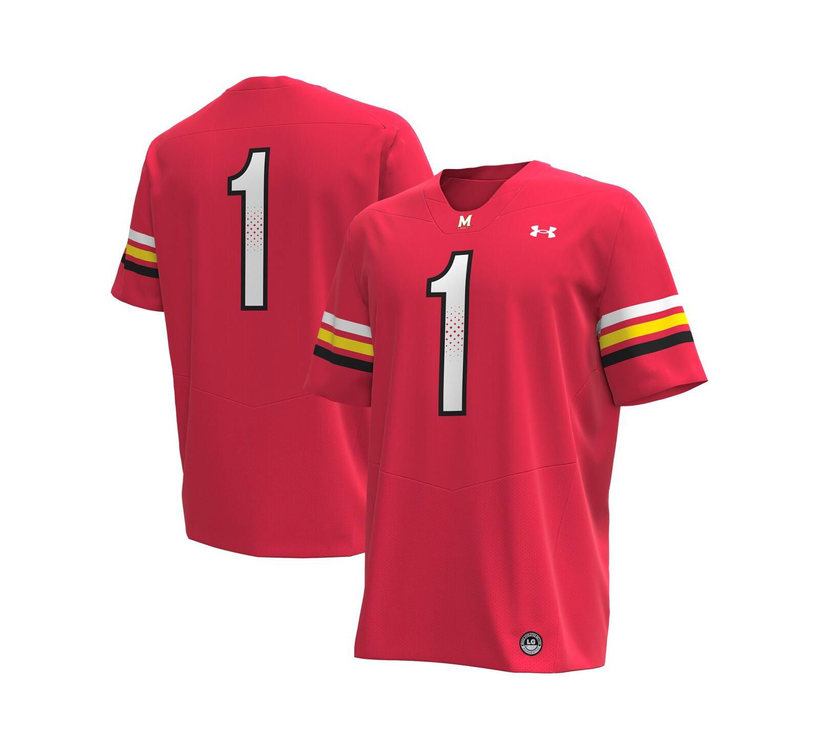 Мужская реплика джерси Under Armour Maryland Terrapins №1