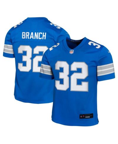 Nike Детская игровая джерси Brian Branch Blue Detroit Lions