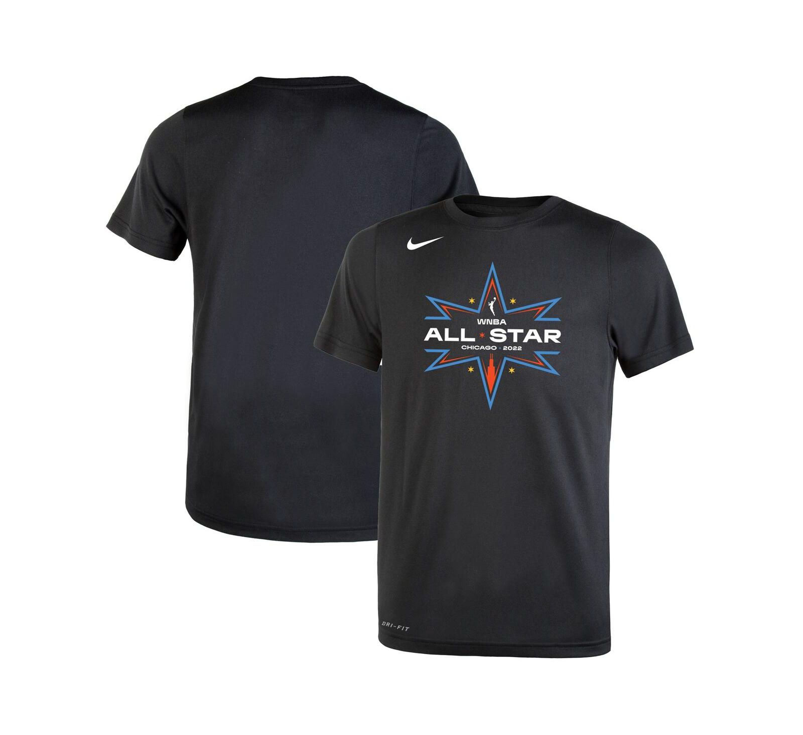 Детская футболка Nike Black 2022 WNBA All-Star Game Logo Legend Performance