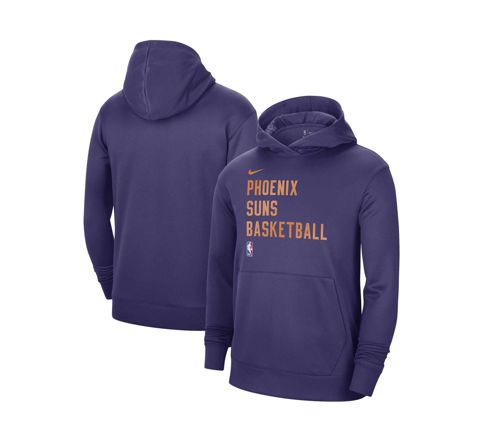 Худи Nike Men's and Women's Purple Phoenix Suns 2023/24 Performance Spotlight On-Court Practice Pullover