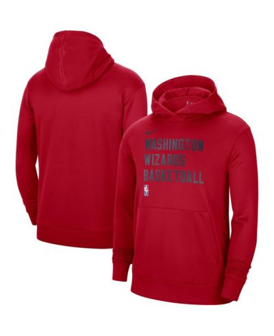 Nike Men's and Women's Red Washington Wizards 2023/24 Performance Spotlight On-Court Practice Pullover Hoodie