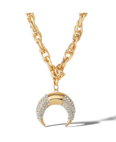 Подвеска Jessica Simpson Crescent Moon Crystal