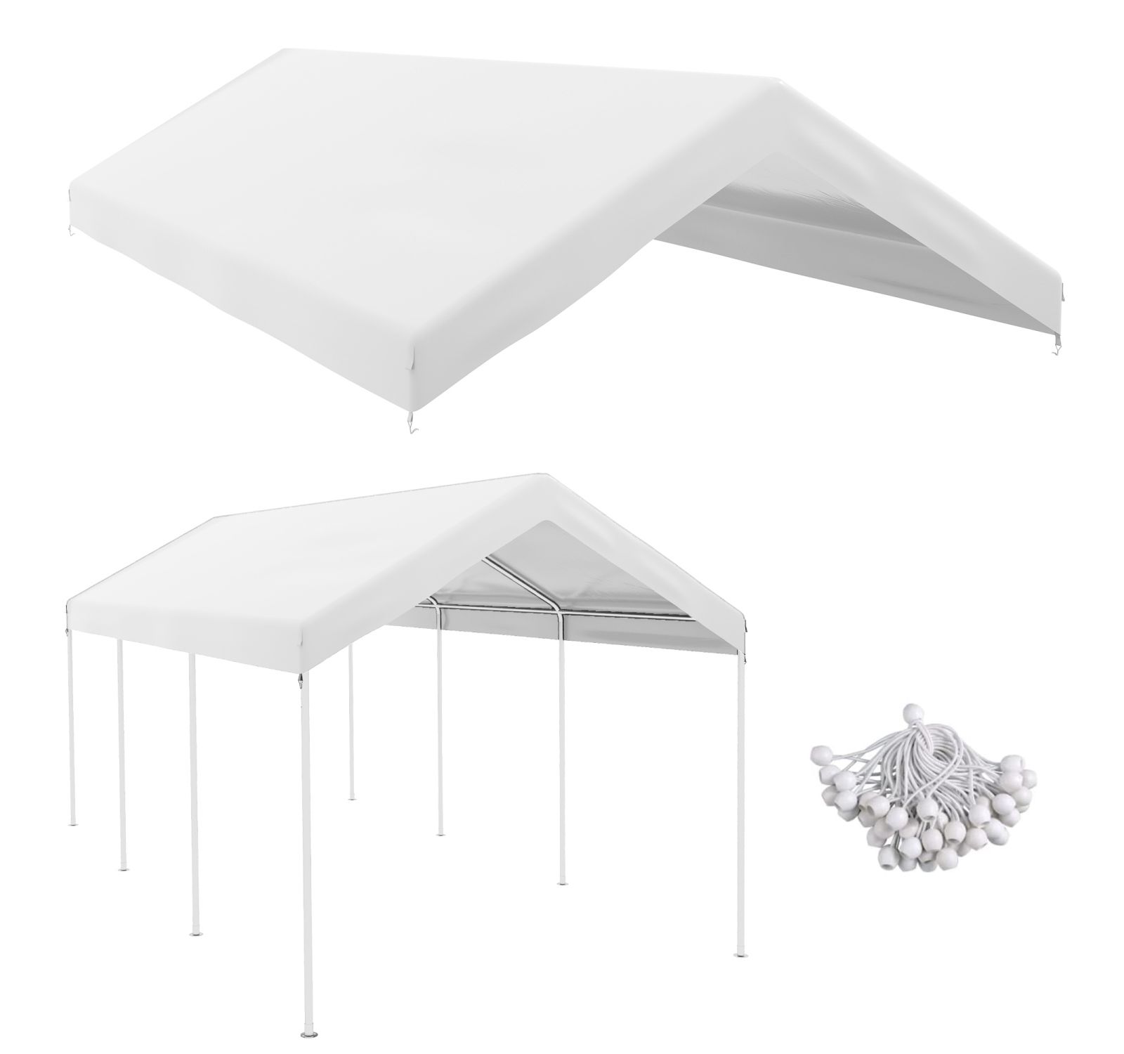 20 x 10 Carport Replacement Canopy Cover