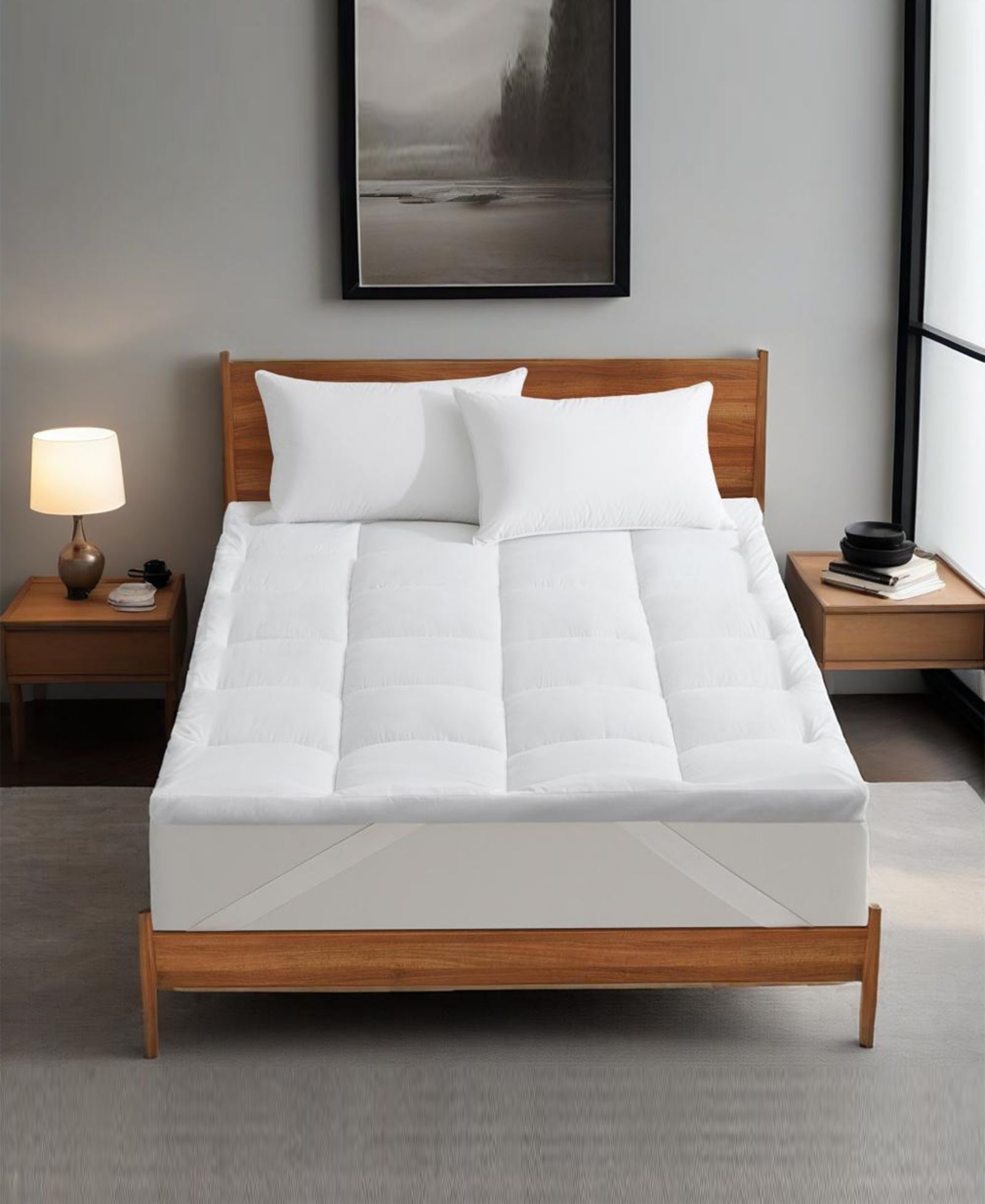 Наматрасник UNIKOME Extra Loft Quilted Down Alternative, Queen