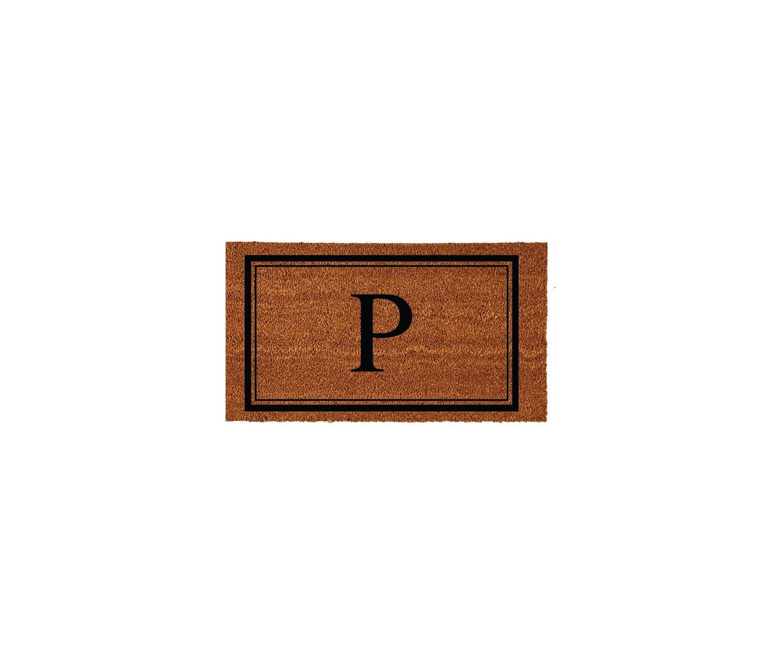 Коврик Evergreen Monogram 28" x 16", буква P