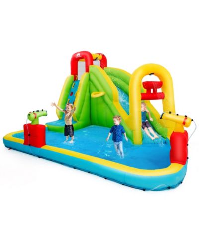 Надувной водный аттракцион Costway Kids Bounce House без воздуходувки