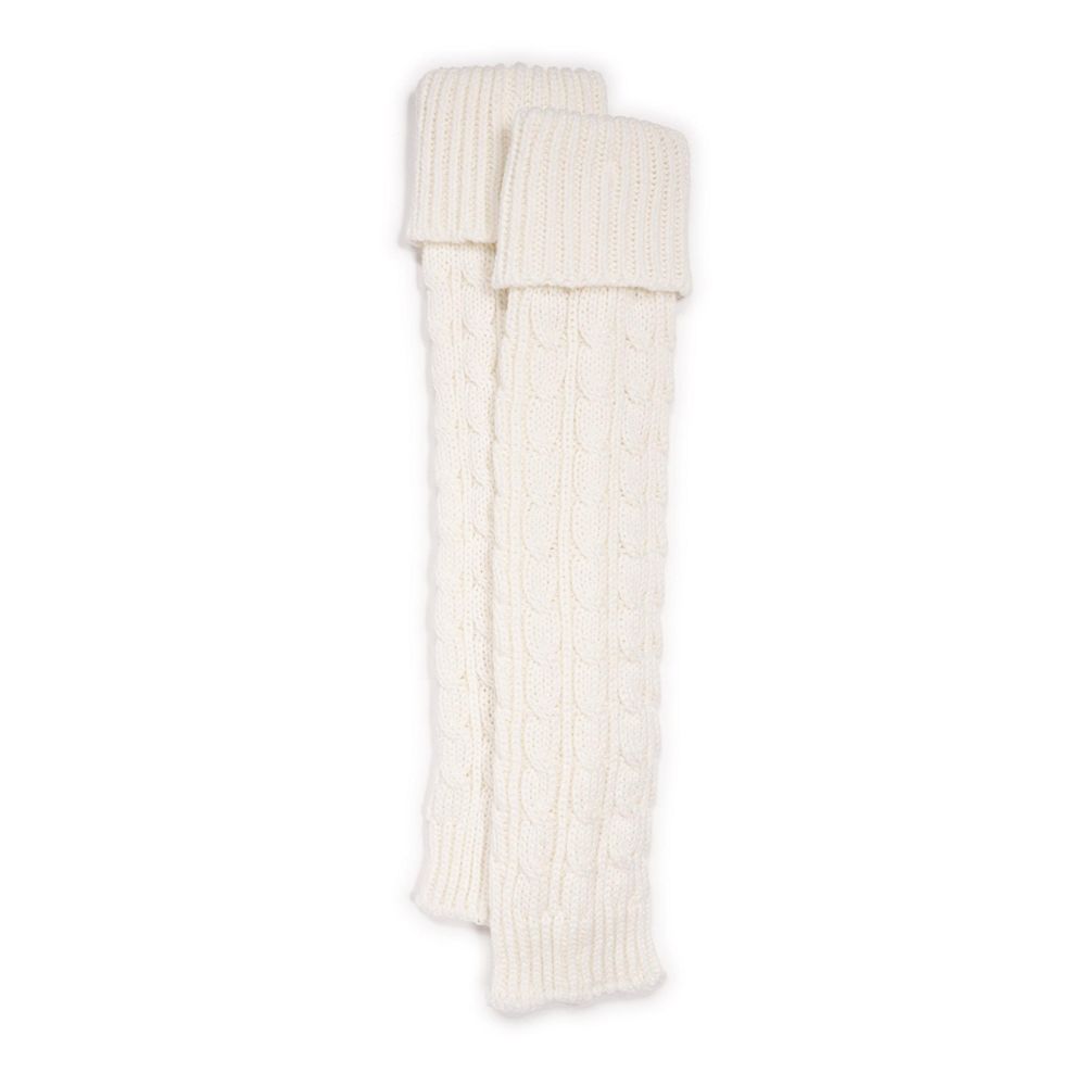 Muk Luks Women's Tall Cabled Knit Leg Warmer