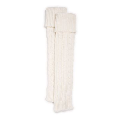 Muk Luks Women's Tall Cabled Knit Leg Warmer