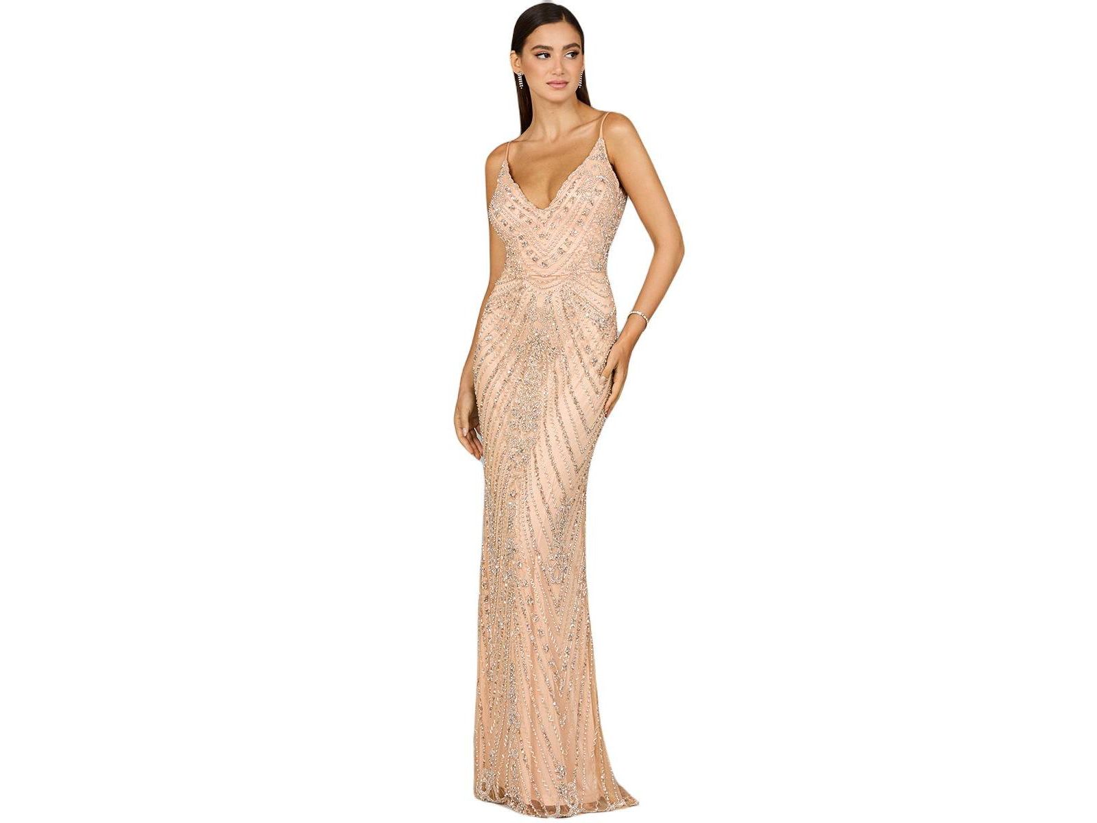 Lara Women's Spaghetti Strap Beaded Dress