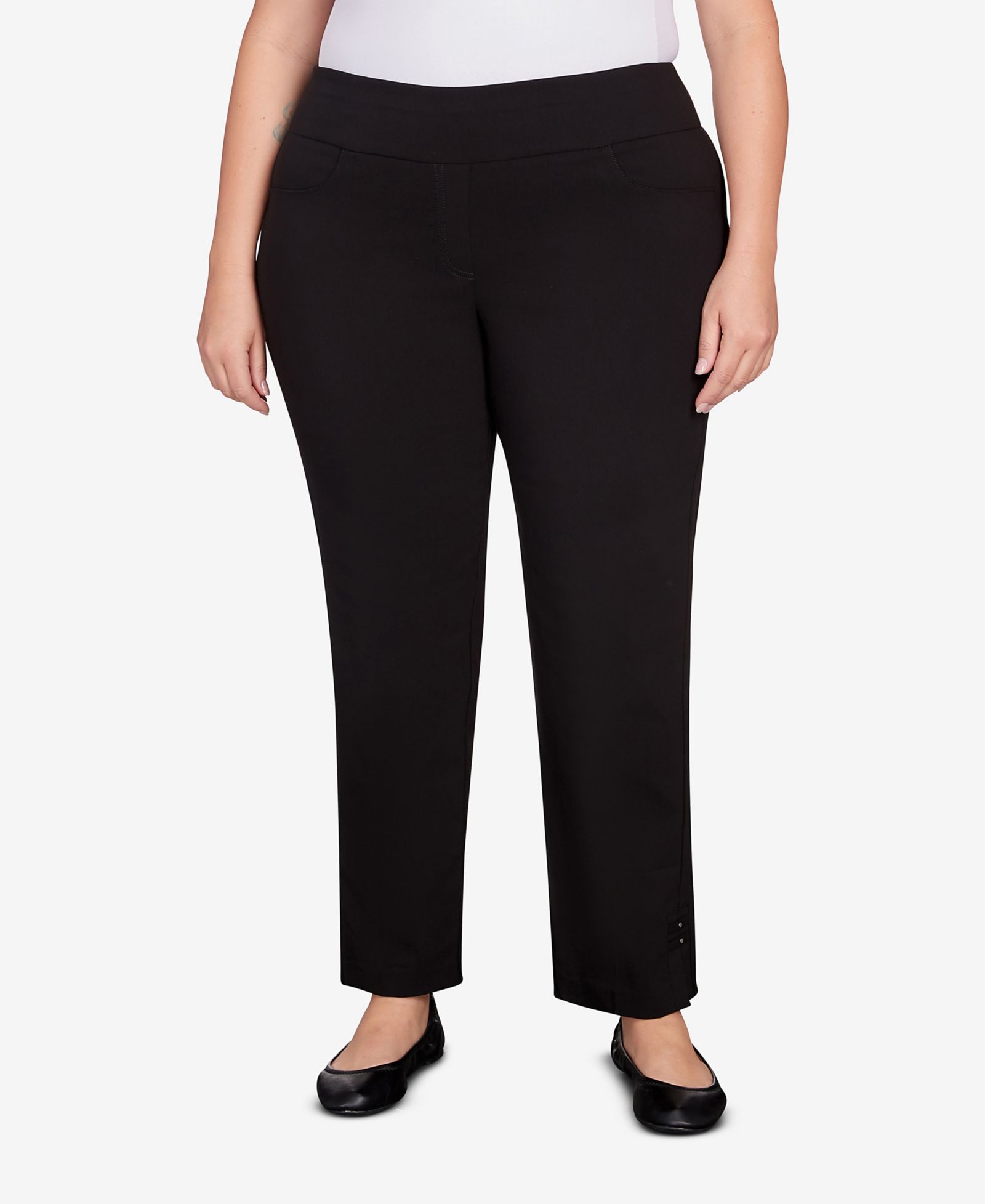 HEARTS OF PALM брюки Plus Size Tech Stretch с эластичным поясом