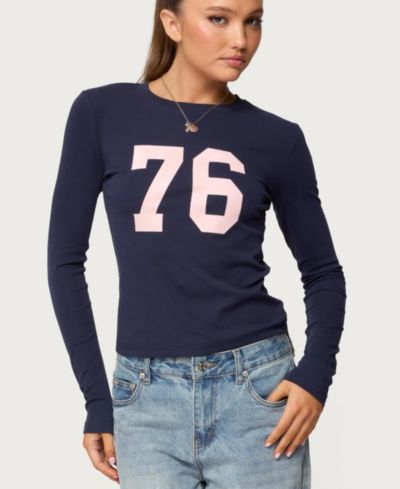 Женская футболка Edikted 76 Long Sleeve