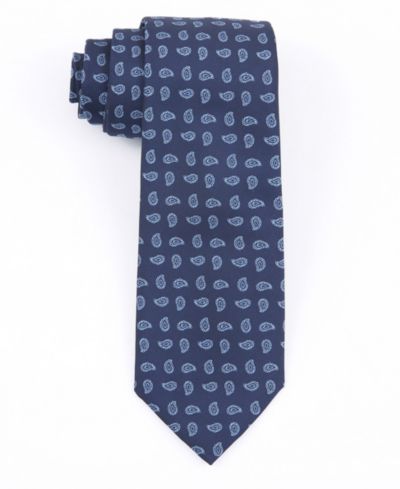 Navy Paisley