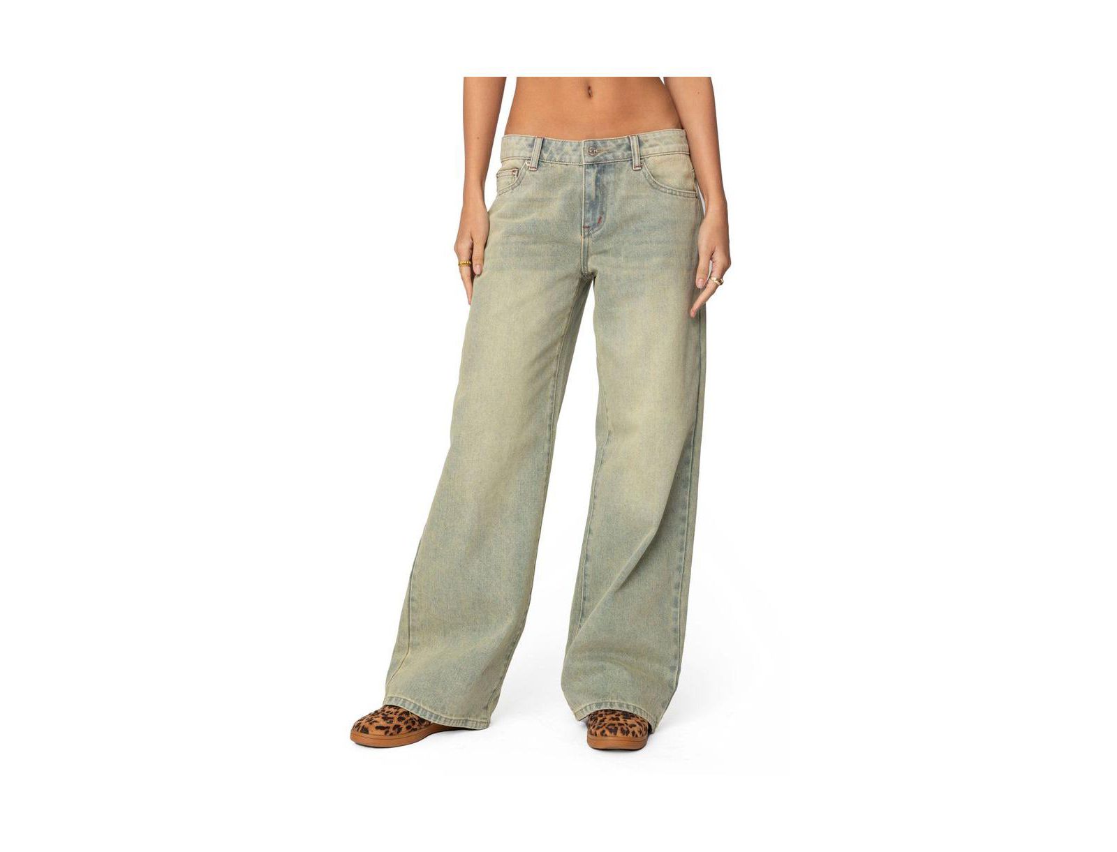 Женские джинсы Edikted Ace Low Rise Baggy