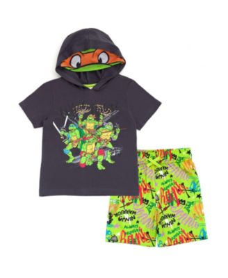 Детский костюм Teenage Mutant Ninja Turtles: футболка и шорты из сетки, для малышей и детей старшего возраста
