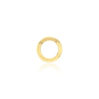 The Lovery Круглый держатель для шармов из золота 14K - 10mm