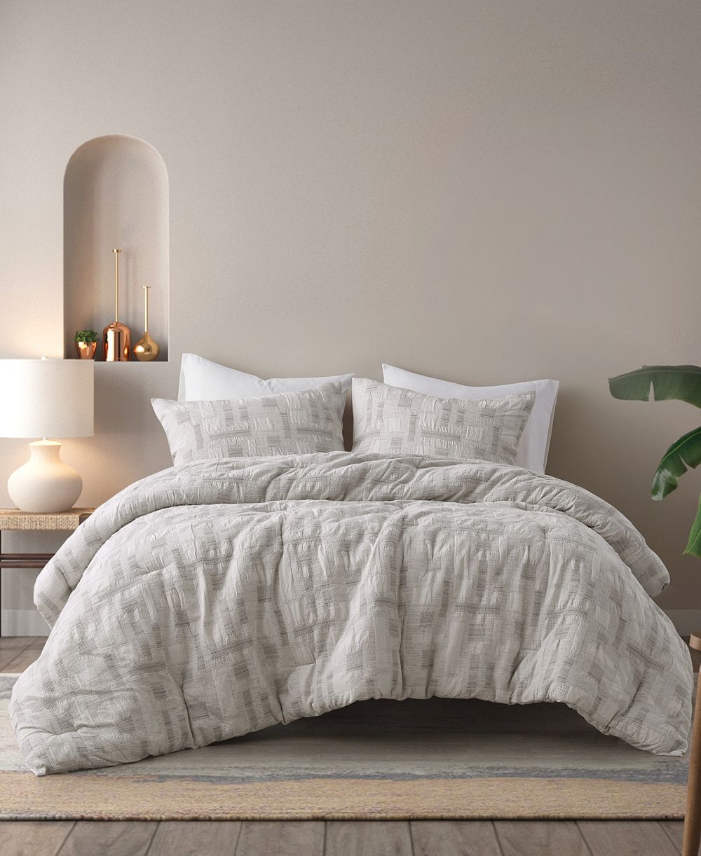 Комплект из 3-х покрывал INK+IVY Cairo Jacquard, King/California King