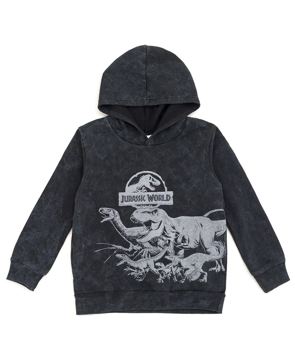 Мальчикам (6-20 лет) Jurassic Park Толстовка с капюшоном из флиса с динозавром T-Rex