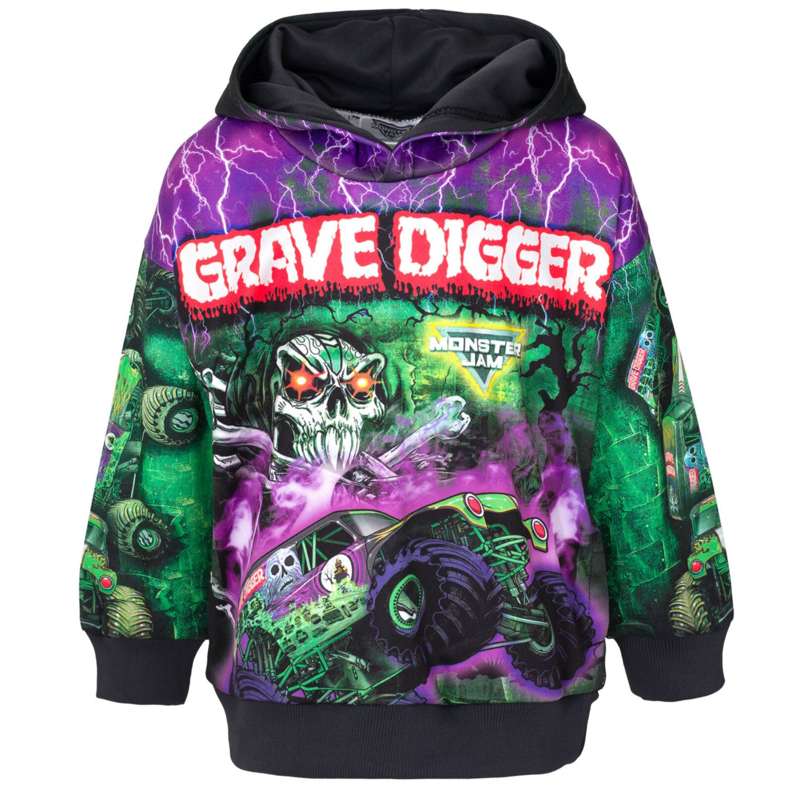 Флисовое худи Monster Jam для малышей