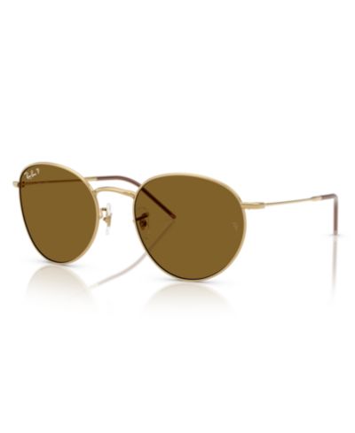 Солнцезащитные очки Ray-Ban Unisex Polarized Round Reverse, RBR0103S